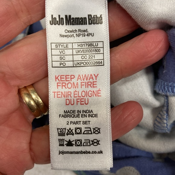 Jojo maman bebe soft cotton koala bear overalls 18/24m - Picture 7 of 9